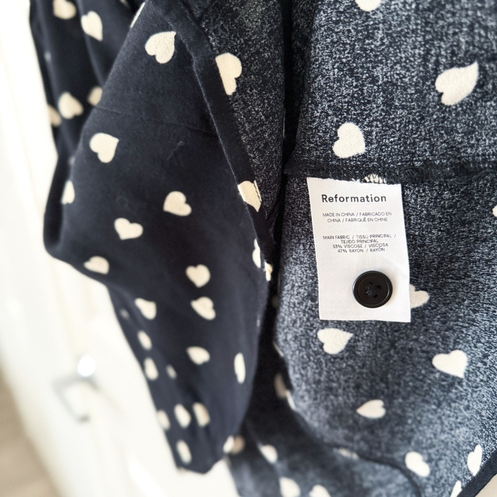 Reformation Rilynn Collection Luv It Button Up Mini Dress - Picture 6 of 11